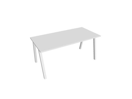 Rokovací stôl UNI A, 160x75,5x80 cm, biela/biela