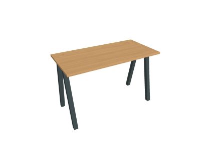 Pracovný stôl UNI A, 120x75,5x60 cm, buk/čierna