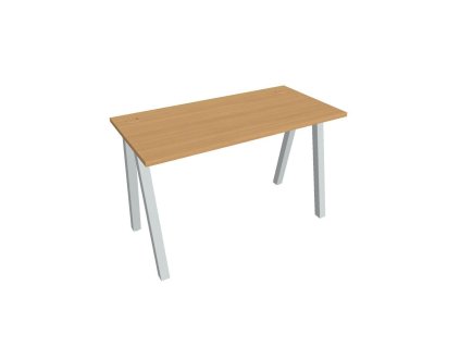 Pracovný stôl UNI A, 120x75,5x60 cm, buk/sivá