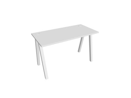 Pracovný stôl UNI A, 120x75,5x60 cm, biela/biela