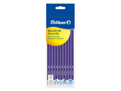 Ceruzka s gumou Pelikan HB 10ks