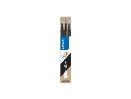 Náhradná náplň do gumovacieho rollera PILOT Frixion 0,5mm čierna 3ks