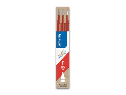 Náhradná náplň do gumovacieho rollera PILOT Frixion 0,5mm červená 3ks
