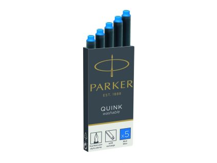Atramentové bombičky Parker QUINK modré 5ks