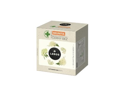 Čaj LEROS bylinný Natur Imunita čierna baza HB 10 x 1 g