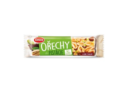 Tyčinka Emco bez lepku 35 g Orechy a pistácie