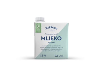 Trvanlivé mlieko Žitnoostrovské Kukkonia bezlaktózové 1,5% 0,5 ℓ