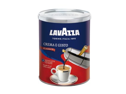 Káva LAVAZZA Crema e Gusto mletá 250 g v dóze