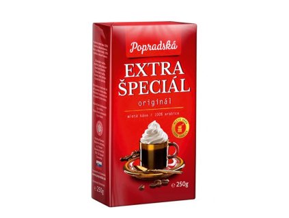Káva popradská extra špeciál mletá 250 g BOP