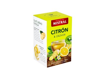 Čaj MISTRAL ovocný Citrón a zázvor HB 40 g