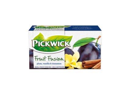 Čaj PICKWICK slivky s vanilkou a škoricou HB 20 x 2 g
