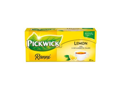 Čaj PICKWICK čierny ranný s citrónom 25 x 1,75g/ 20 x 1,75g
