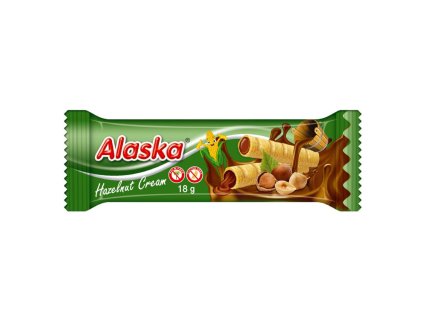 Trubičky Alaska plnené orieškovým krémom 18 g