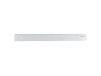Pravítko Q-CONNECT 40cm transparentné