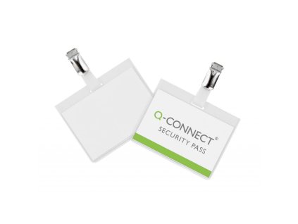 Visačka so štipcom zatvorená Q-CONNECT 90x60mm 25ks