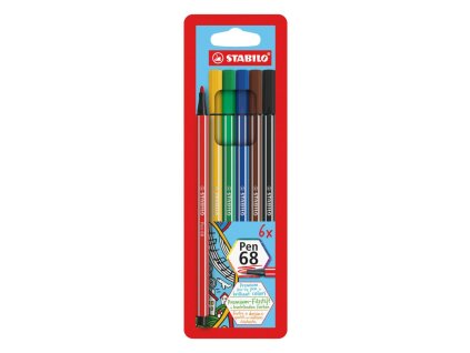 Sada popisovačov STABILO Pen 68/6S