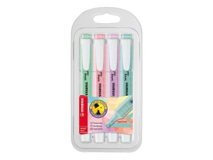 Sada zvýrazňovačov STABILO swing cool Pastel 4S