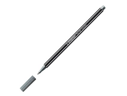 Popisovač STABILO Pen 68 metalic strieborná