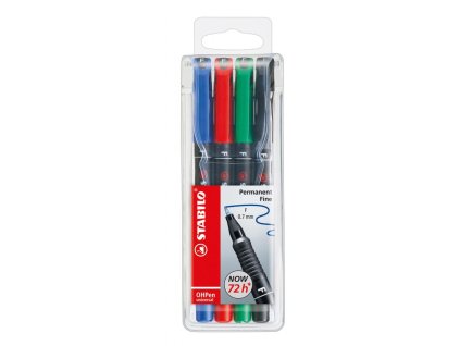 Sada popisovačov OHP STABILO universal F 842/4S