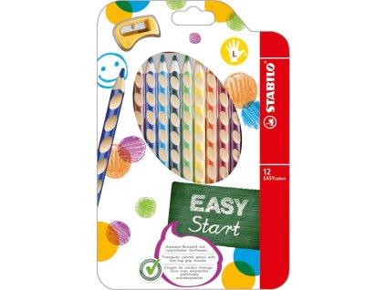 Drevené pastelky EASYcolors L 12sada
