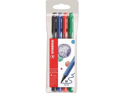 Sada popisovačov STABILO pointMax 4ks