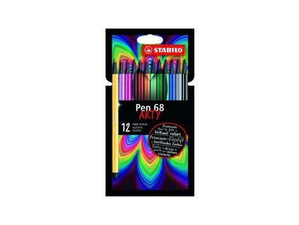 Sada popisovačov STABILO Pen 68/12S `ARTY`