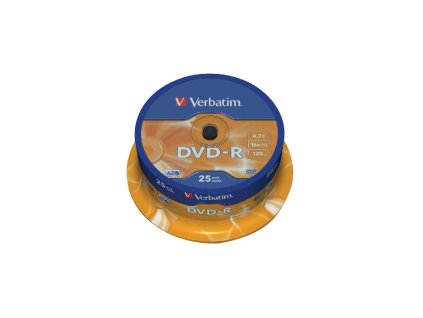 Verbatim DVD-R 16x cake25