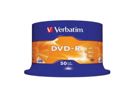 Verbatim DVD-R 16x 4,7GB cake 50 ks