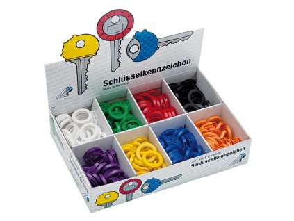Označovacie krúžky na kľúče WEDO mix farieb 200ks