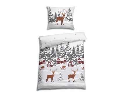 Daness Flanell Bettw„sche 1 abgepasstes Kissen