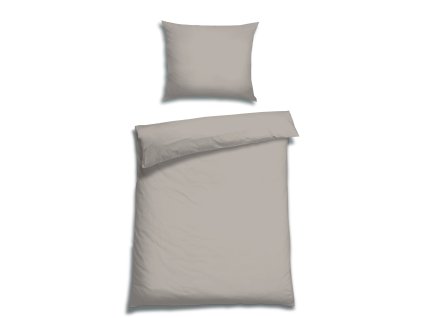 Uni Satin Mandel Bettwäsche Satin 1 Kissen