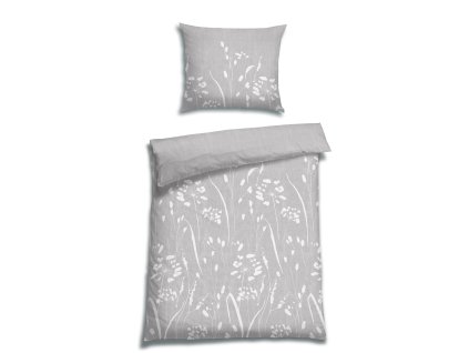 Bree silber 9910 Satin Bettwäsche 1 Kissen