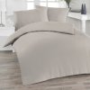 Uni Satin mandel Satin Bettwäsche Bett 2