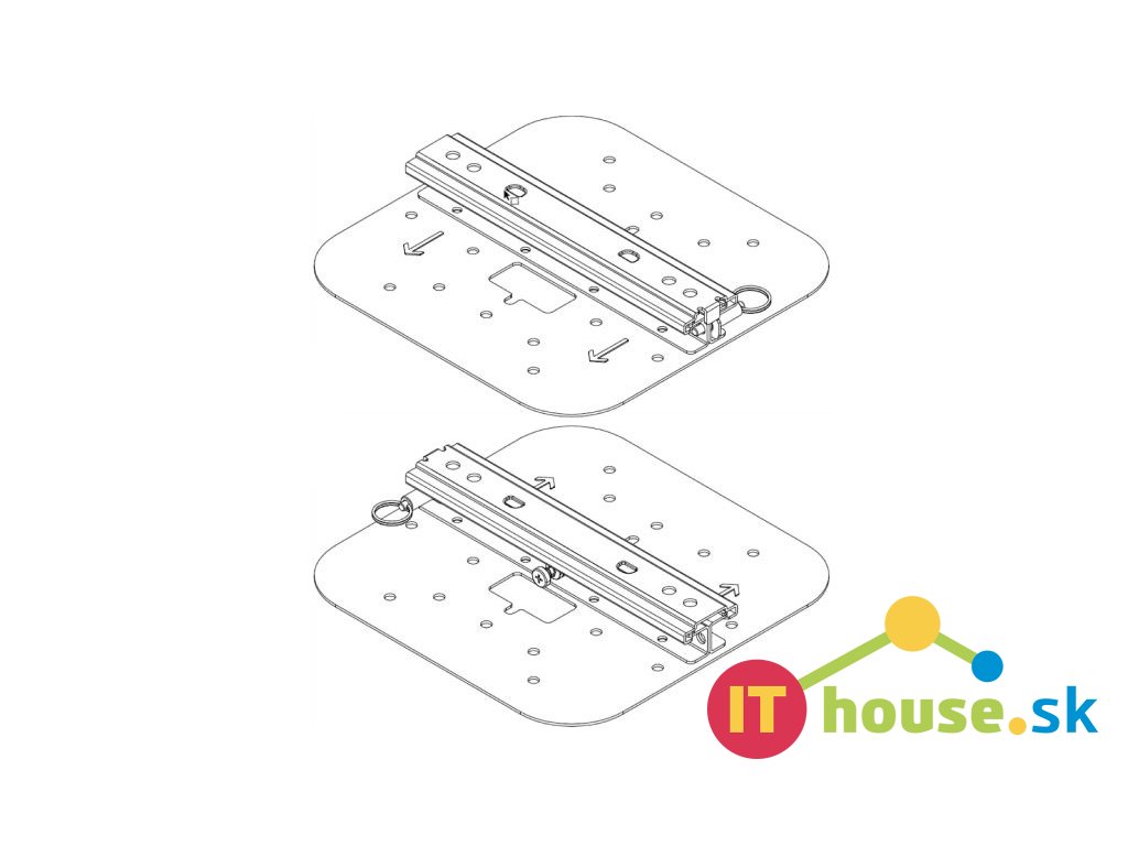 R1C72A Aruba Campus Access Point mount bracket kit (10-pack) type E: wall-box (AP-MNT-MP10-E)