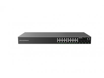 GWN7802P Grandstream GWN7802P Managed Network PoE Switch 16 1Gbps portů s PoE, 4 SFP porty