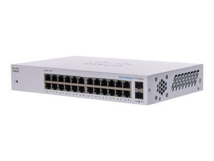 CBS110-24T-EU Cisco CBS110-24T-EU Unmanaged 24-port GE, 2x1G SFP Shared