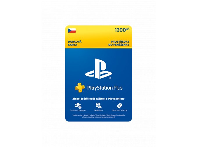 ESD CZ - PlayStation Store el. peněženka - 1300 Kč