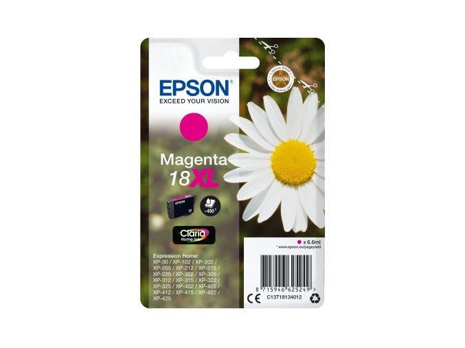 Epson Singlepack Magenta 18XL Claria Home Ink