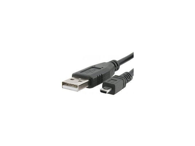 PremiumCord Kabel USB, A-B mini, 8pinů, 2m Sanyo, Panasonic LUMIX