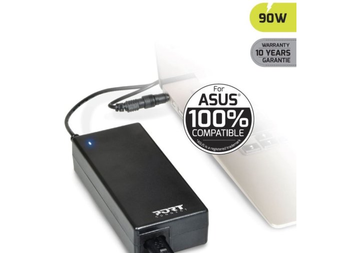 PORT CONNECT ASUS 100% napájecí adaptér k notebooku, 19V, 4,74A, 90W, 5x ASUS konektor