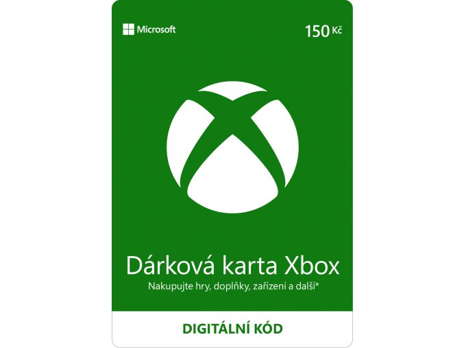 ESD XBOX - Dárková karta Xbox 150 Kč