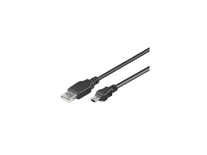 PremiumCord Kabel mini USB, A-B, 5pinů, 1m