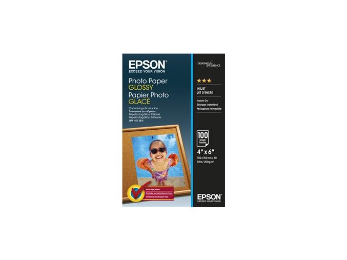 EPSON Photo Paper Glossy 10x15cm 100 listů