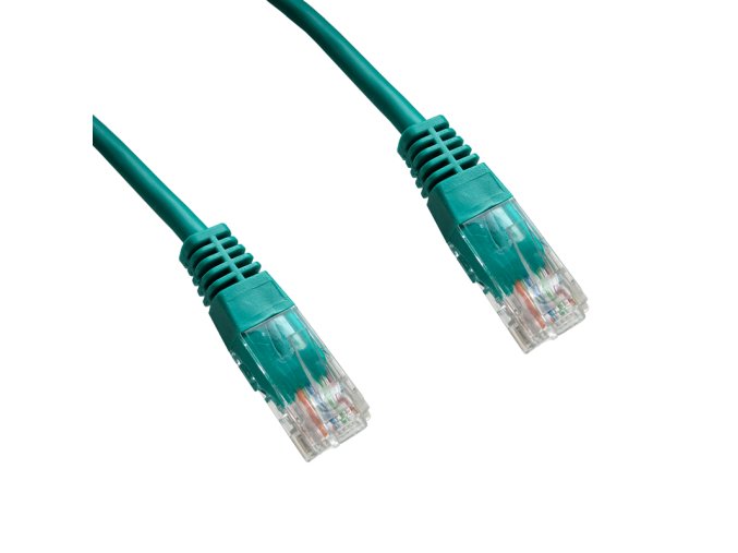 DATACOM patch cord UTP cat5e 3M zelený