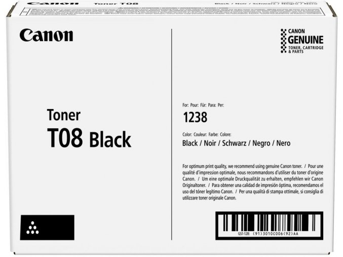 Canon T08 Black, 11 tis. stran