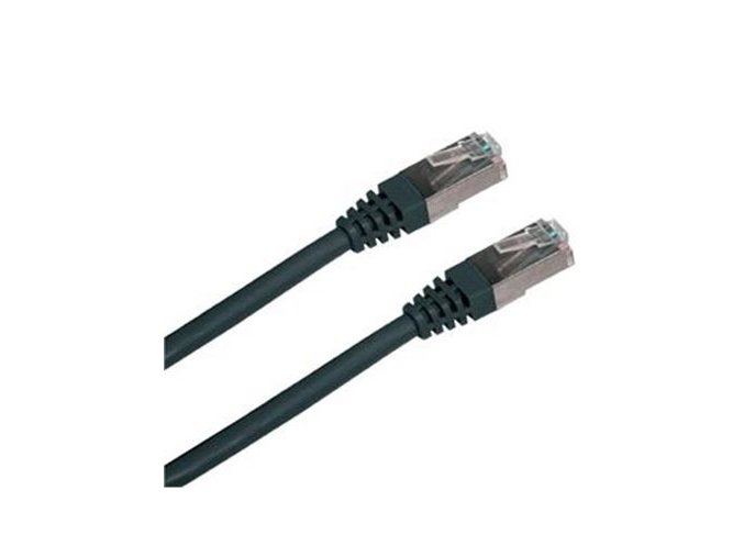 Patchkabel S/FTP,Cat6,2xRJ45, 2m černý