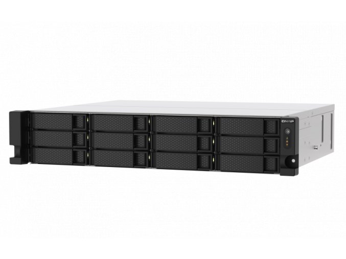 QNAP TS-1273AU-RP-8G (Ryzen V1500B 2,2GHz / 8GB RAM / 12x SATA / 2x 2,5GbE / 2x PCIe / 2x zdroj)
