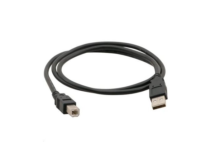 C-TECH USB A-B 1,8m 2.0, černý