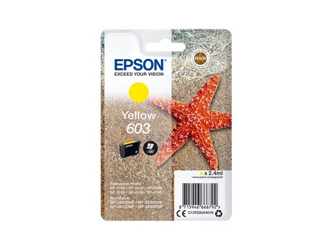 Epson singlepack, Yellow 603