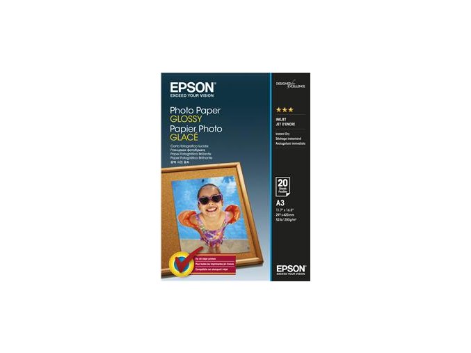 EPSON Photo Paper Glossy A3 20 listů